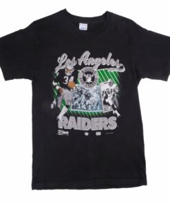 VINTAGE NFL LOS ANGELES RAIDERS TEE SHIRT 1990 SIZE MEDIUM MADE IN USA