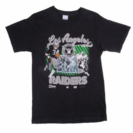 VINTAGE NFL LOS ANGELES RAIDERS TEE SHIRT 1990 SIZE MEDIUM MADE IN USA