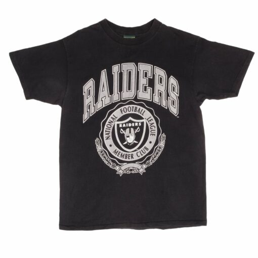 VINTAGE NFL LOS ANGELES RAIDERS TEE SHIRT 1990S SIZE LARGE MADE IN USA