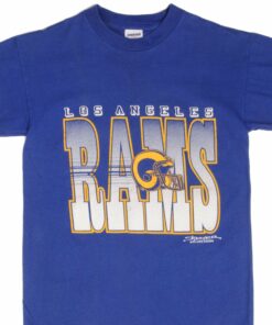 VINTAGE NFL LOS ANGELES RAMS 1990 TEE SHIRT SIZE MEDIUM MADE IN USA