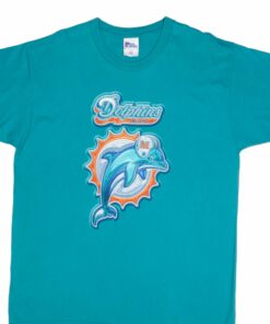 VINTAGE NFL MIAMI DOLPHINS TEE SHIRT 1990S SIZE XL MADE IN USA