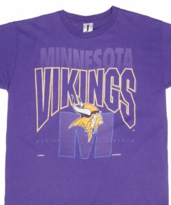 VINTAGE NFL MINNESOTA VIKINGS 1992 TEE SHIRT SIZE LARGE MADE IN USA