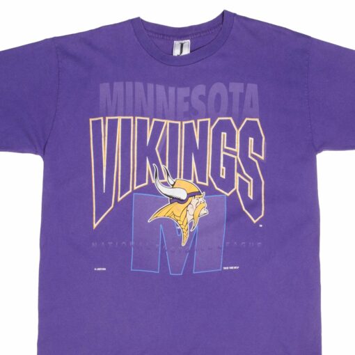 VINTAGE NFL MINNESOTA VIKINGS 1992 TEE SHIRT SIZE LARGE MADE IN USA