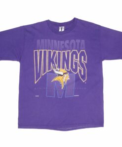 VINTAGE NFL MINNESOTA VIKINGS 1992 TEE SHIRT SIZE LARGE MADE IN USA