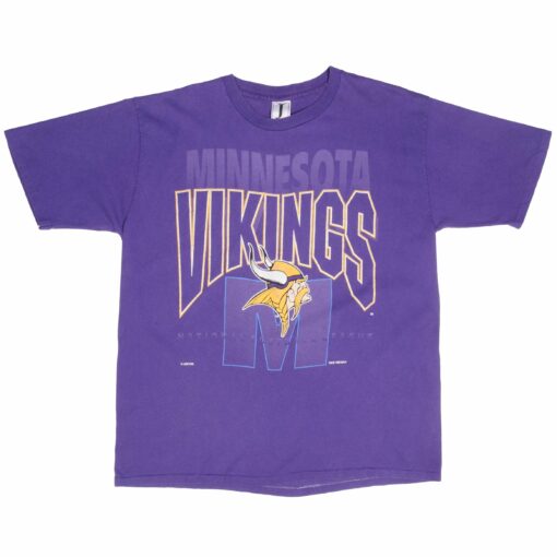 VINTAGE NFL MINNESOTA VIKINGS 1992 TEE SHIRT SIZE LARGE MADE IN USA