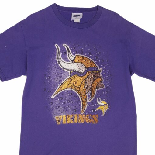 VINTAGE NFL MINNESOTA VIKINGS 1999 TEE SHIRT SIZE LARGE MADE IN USA