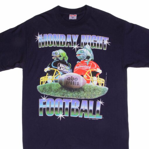 VINTAGE NFL MONDAY NIGHT FOOTBALL TEE SHIRT 1997 SIZE XL MADE IN USA