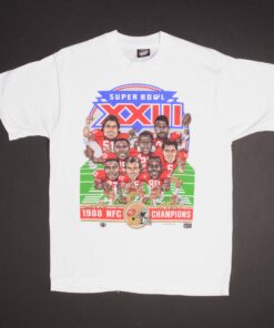 VINTAGE NFL SAN FRANCISCO 49ERS SUPER BOWL CHAMPS 1988 TEE SHIRT MEDIUM MADE USA VINTAGE NFL SAN FRANCISCO 49ERS SUPER BOWL CHAMPS 1988 TEE SHIRT MEDIUM MADE USA