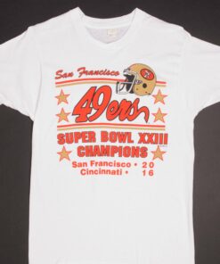 VINTAGE NFL SAN FRANCISCO 49ERS SUPER BOWL CHAMPS 1988 TEE SHIRT SMALL MADE USA VINTAGE NFL SAN FRANCISCO 49ERS SUPER BOWL CHAMPS 1988 TEE SHIRT SMALL MADE USA