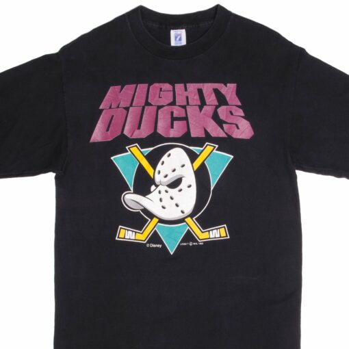 VINTAGE NHL ANAHEIM MIGHTY DUCKS TEE SHIRT 1993 MEDIUM MADE USA