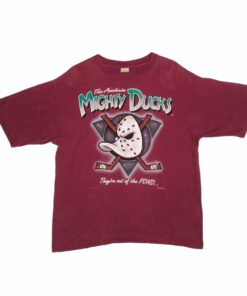 VINTAGE NHL ANAHEIM MIGHTY DUCKS TEE SHIRT 1994 SIZE XL MADE IN USA VINTAGE NHL ANAHEIM MIGHTY DUCKS TEE SHIRT 1994 SIZE XL MADE IN USA