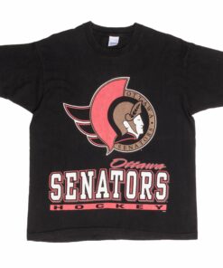 VINTAGE NHL OTTAWA SENATORS 1990S TEE SHIRT SIZE LARGE MADE IN USA