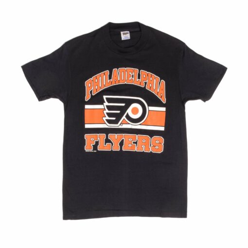 VINTAGE NHL PHILADELPHIA FLYERS 1988 TEE SHIRT SIZE SMALL MADE IN USA