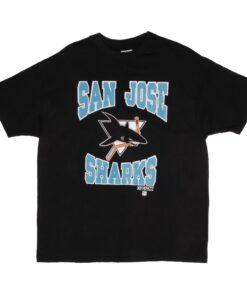 VINTAGE NHL SAN JOSE SHARKS TEE SHIRT 1990S SIZE XL MADE IN USA