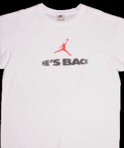 VINTAGE NIKE AIR JORDAN TEE SHIRT 1990S SIZE LARGE MADE IN USA VINTAGE NIKE AIR JORDAN TEE SHIRT 1990S SIZE LARGE MADE IN USA