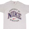 VINTAGE NIKE ATHLETICS EARLY 1990S TEE SHIRT SIZE LARGE MADE IN USA