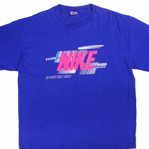 VINTAGE NIKE BIG LOGO TEE SHIRT 1987-1992 SIZE XL MADE IN USA