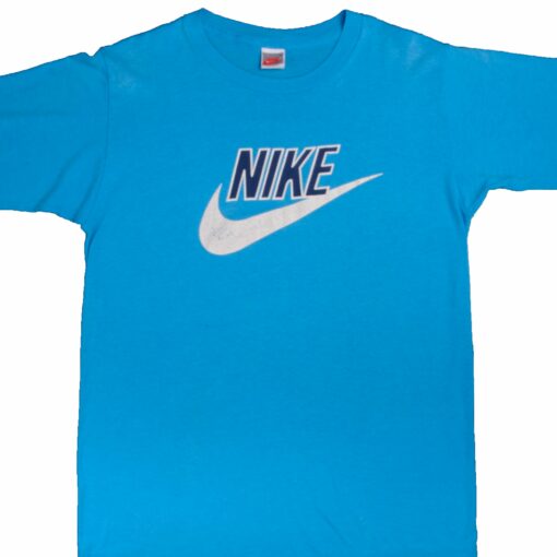 VINTAGE NIKE BIG LOGO TEE SHIRT 1987-1994 SIZE LARGE MADE IN USA