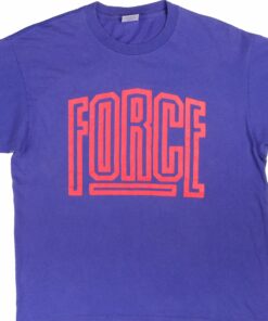 VINTAGE NIKE FORCE TEE SHIRT 80s 90s SIZE LARGE MADE IN USA