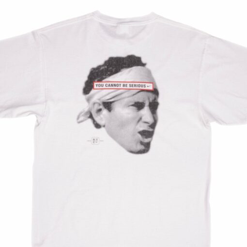 VINTAGE NIKE JOHN MCENROE YOU CANNOT BE SERIOUS TEE SHIRT 1990S SIZE MEDIUM