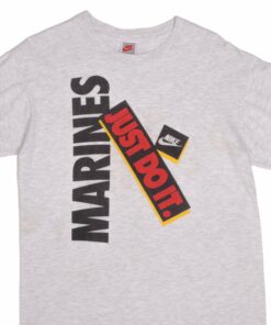 VINTAGE NIKE MARINES USMC JUST DO IT TEE SHIRT 1990S LARGE MADE USA VINTAGE NIKE MARINES USMC JUST DO IT TEE SHIRT 1990S LARGE MADE USA