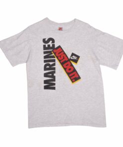 VINTAGE NIKE MARINES USMC JUST DO IT TEE SHIRT 1990S LARGE MADE USA VINTAGE NIKE MARINES USMC JUST DO IT TEE SHIRT 1990S LARGE MADE USA