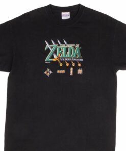 VINTAGE NINTENDO ZELDA FOUR SWORD ADVENTURES TEE SHIRT 2004