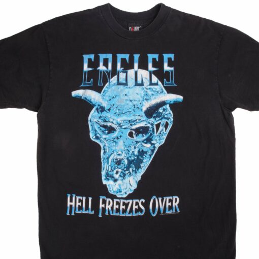 VINTAGE ORIGINAL EAGLES HELL FREEZES OVER TOUR TEE SHIRT 1995 SIZE XL MADE IN USA