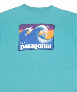 VINTAGE PATAGONIA SURF TEE SHIRT 1990S SIZE LARGE MADE IN USA
