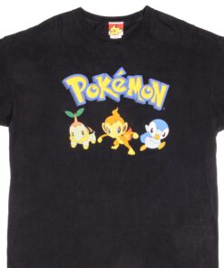 VINTAGE POKEMON DIAMOND & PEARL STARTERS 2007 TEE SHIRT