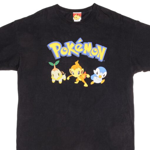 VINTAGE POKEMON DIAMOND & PEARL STARTERS 2007 TEE SHIRT