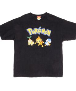 VINTAGE POKEMON DIAMOND & PEARL STARTERS 2007 TEE SHIRT