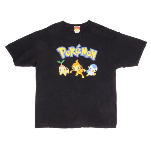 VINTAGE POKEMON DIAMOND & PEARL STARTERS 2007 TEE SHIRT