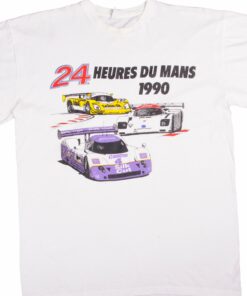 VINTAGE RACING 24 HEURES DU MANS 1990 TEE SHIRT SIZE MEDIUM MADE IN ITALY VINTAGE RACING 24 HEURES DU MANS 1990 TEE SHIRT SIZE MEDIUM MADE IN ITALY