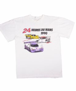 VINTAGE RACING 24 HEURES DU MANS 1990 TEE SHIRT SIZE MEDIUM MADE IN ITALY VINTAGE RACING 24 HEURES DU MANS 1990 TEE SHIRT SIZE MEDIUM MADE IN ITALY