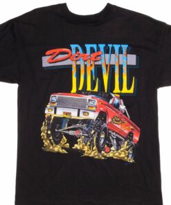 VINTAGE RACING DIRT DEVIL MONSTER TRUCK TEE SHIRT 1992