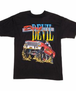 VINTAGE RACING DIRT DEVIL MONSTER TRUCK TEE SHIRT 1992