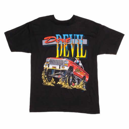 VINTAGE RACING DIRT DEVIL MONSTER TRUCK TEE SHIRT 1992