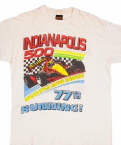 VINTAGE RACING F1 INDIANAPOLIS 500 1992 TEE SHIRT SIZE XL MADE IN USA VINTAGE RACING F1 INDIANAPOLIS 500 1992 TEE SHIRT SIZE XL MADE IN USA