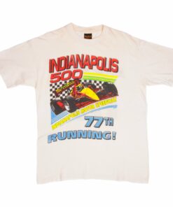 VINTAGE RACING F1 INDIANAPOLIS 500 1992 TEE SHIRT SIZE XL MADE IN USA VINTAGE RACING F1 INDIANAPOLIS 500 1992 TEE SHIRT SIZE XL MADE IN USA