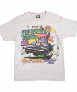 VINTAGE RACING HALLOWEEN NORWALK RACEWAY TEE SHIRT 1980S MEDIUM MADE IN USA VINTAGE RACING HALLOWEEN NORWALK RACEWAY TEE SHIRT 1980S MEDIUM MADE IN USA