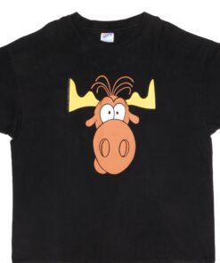 VINTAGE RICKY AND BULLWINKLE TACO BELL TEE SHIRT 1993 2XL MADE USA