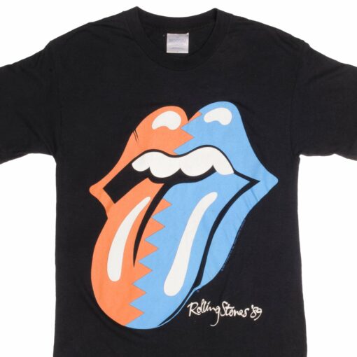 VINTAGE ROLLING STONES THE NORTH AMERICAN TOUR TEE SHIRT 1989 SMALL MADE IN USA