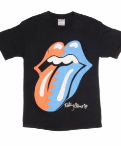 VINTAGE ROLLING STONES THE NORTH AMERICAN TOUR TEE SHIRT 1989 SMALL MADE IN USA