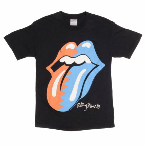 VINTAGE ROLLING STONES THE NORTH AMERICAN TOUR TEE SHIRT 1989 SMALL MADE IN USA