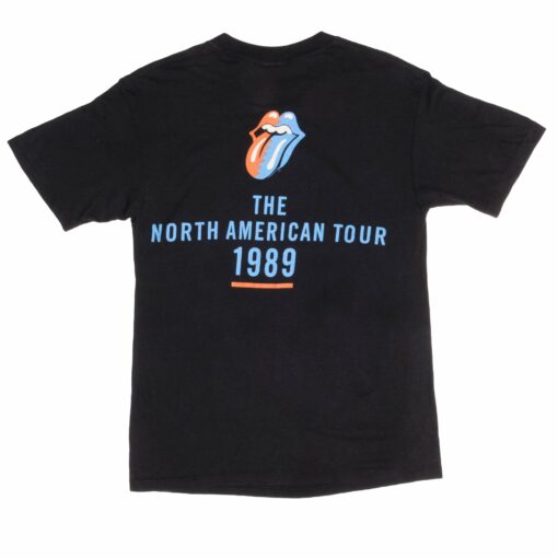 VINTAGE ROLLING STONES THE NORTH AMERICAN TOUR TEE SHIRT 1989 SMALL MADE IN USA