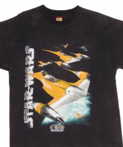 VINTAGE STAR WARS EPISODE 1 NABOO STARFIGHTER 1999 TEE SHIRT
