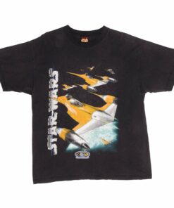 VINTAGE STAR WARS EPISODE 1 NABOO STARFIGHTER 1999 TEE SHIRT