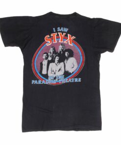 VINTAGE STYX ROCK TOUR 1981 TEE SHIRT SIZE SMALL MADE IN USA