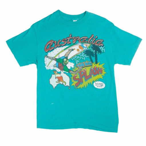 VINTAGE SURFING AUSTRALIA SURF TEE SHIRT 1990S